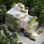 Gold Garden Tulum Vista aerea proyecto de 12 unidades