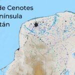 La red de cenotes en la península de Yucatán