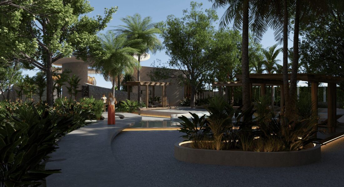 Casa de Piedra Playacar - ALBERCA PPAL2