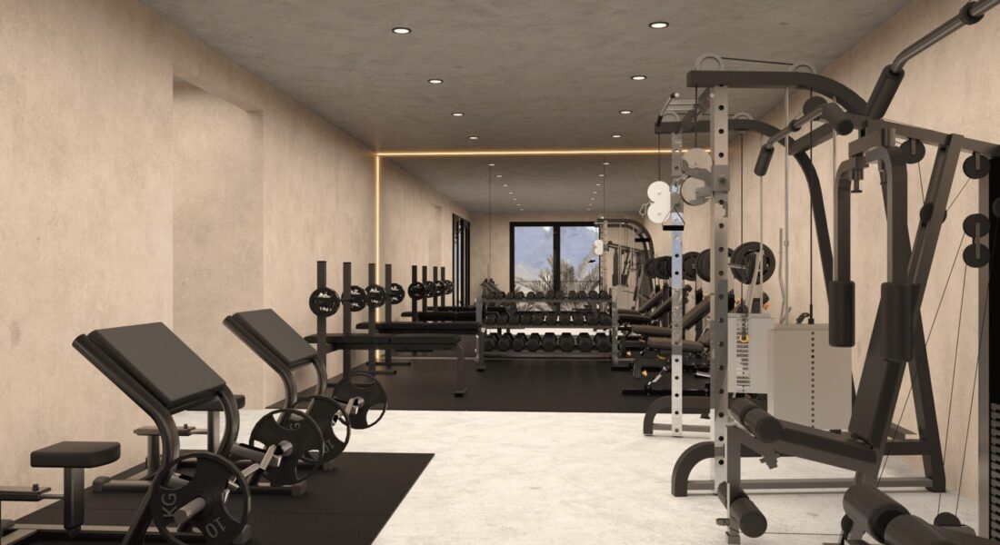 Casa de Piedra Playacar - GYM