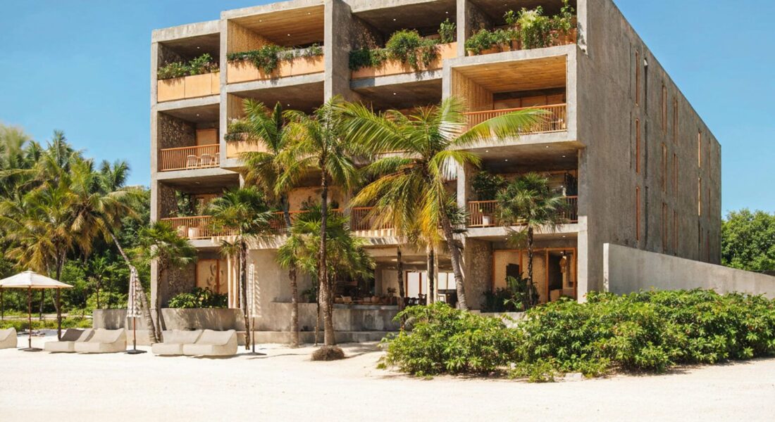 Fachada Mar - MARANTA, Bahia Soliman 5 - departamentos frente al mar en Tulum