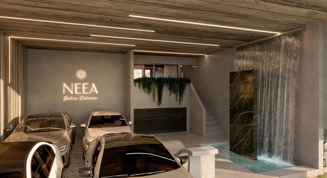 Fachada principal (Estacionamiento) - NEEA Bahía Soliman