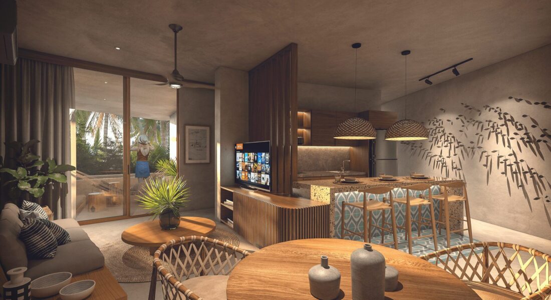 NAUTILA Beachfront Flats - Bahi?a Tankah Interior Tipo 2