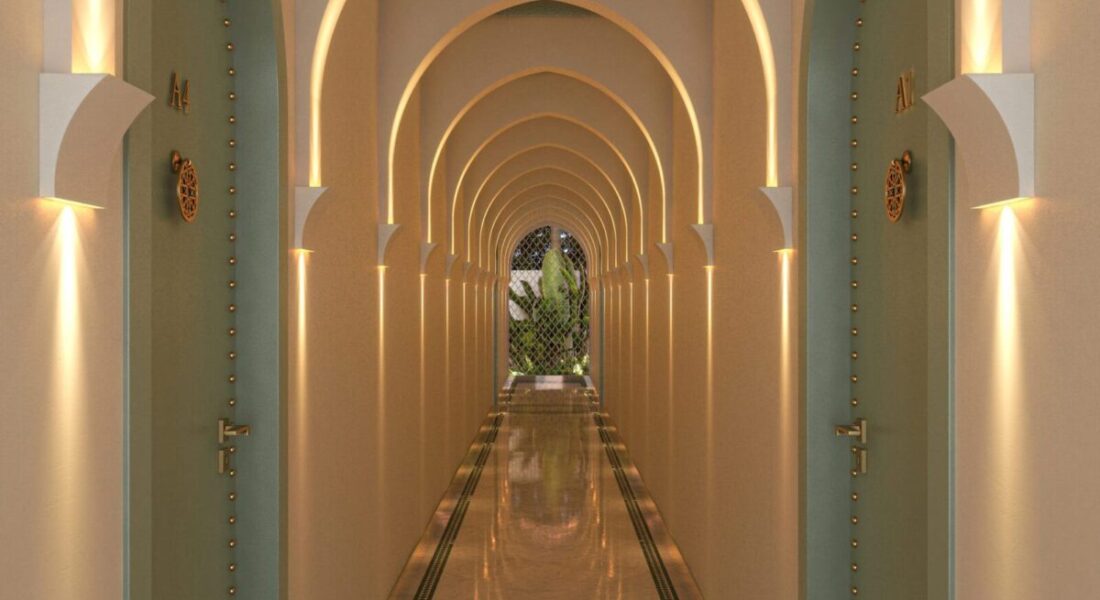 corridor-pink-riad-tulum