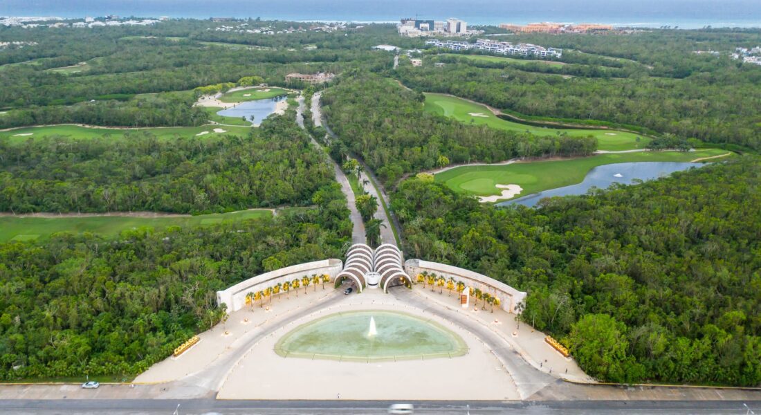 vista aerea entrada al condominio