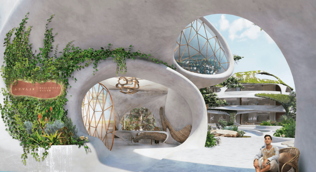 entrance azulik residences tulum