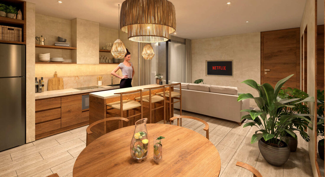 one-bedroom-comedor-hama-mahahual