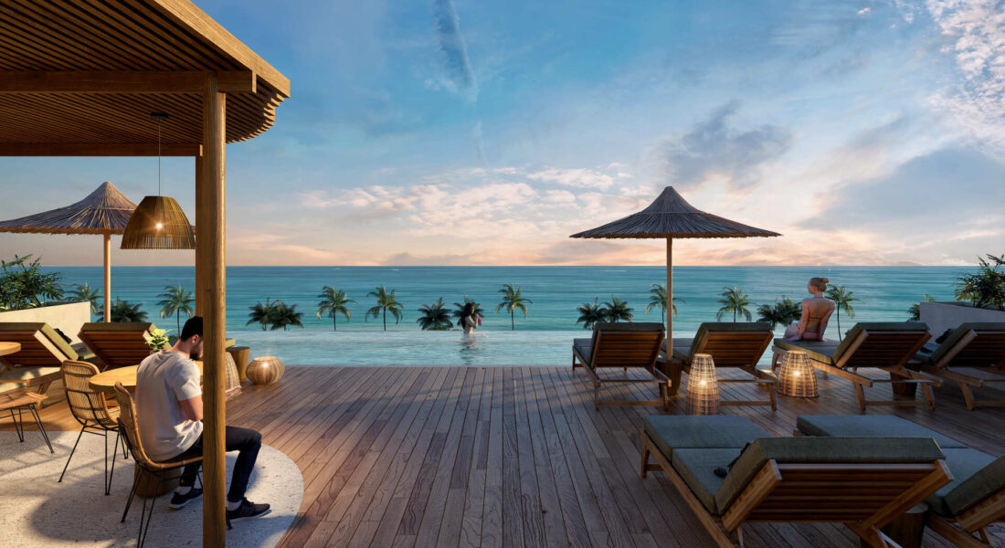 Hama Departamentos Beachfront en Mahahual