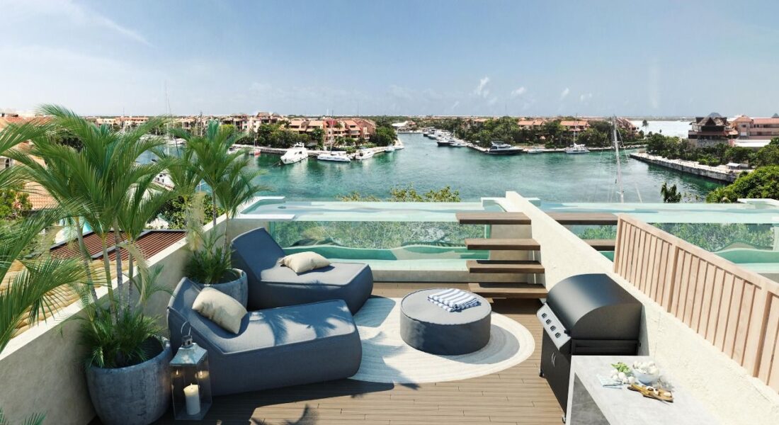 rooftop-view-on-the-marina-nunaa-puerto-aventuras