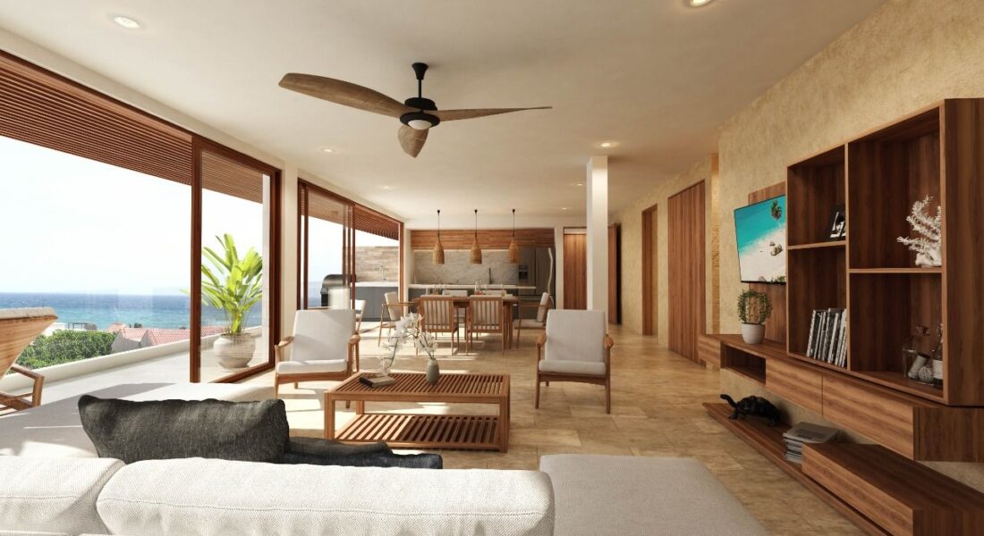 sala-departamento-nunaa-puerto-aventuras