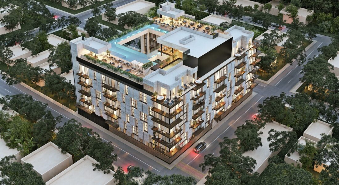 Condominio de departamentos de lujo en Playa del Carmen