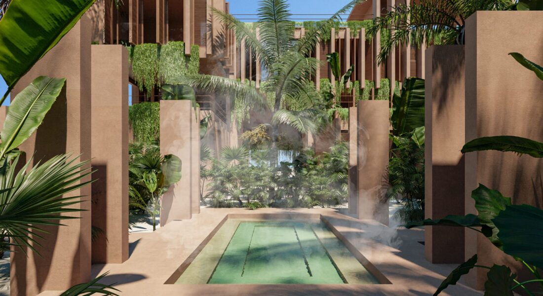vista-plaza-sauna-cuatro-vientos-bahia-tankah-tulum